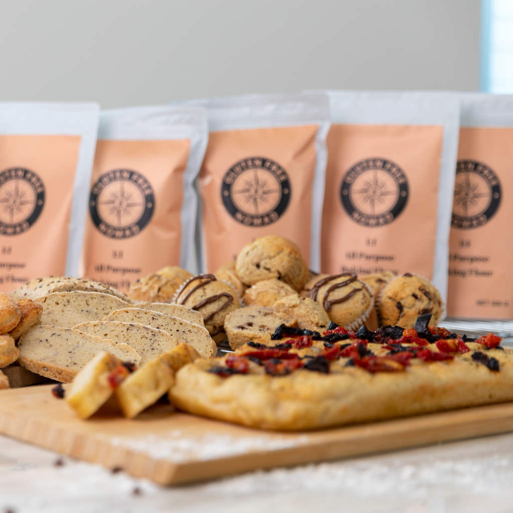 1:1 gluten free all purpose flour for cakes, cookies, bread, pizza and pastry